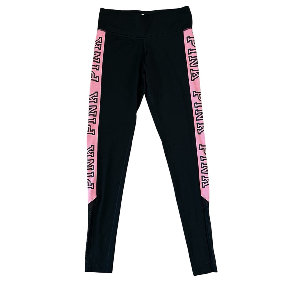 VS Pink, Black & Mauve Pink Leggings, Size XS